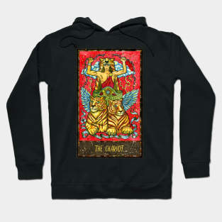 The Chariot. Magic Gate Tarot Card Design. Hoodie